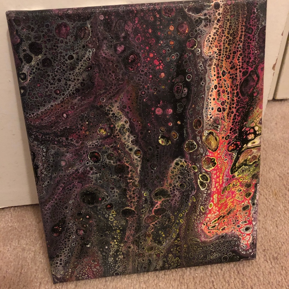 Paint Pour Canvas
